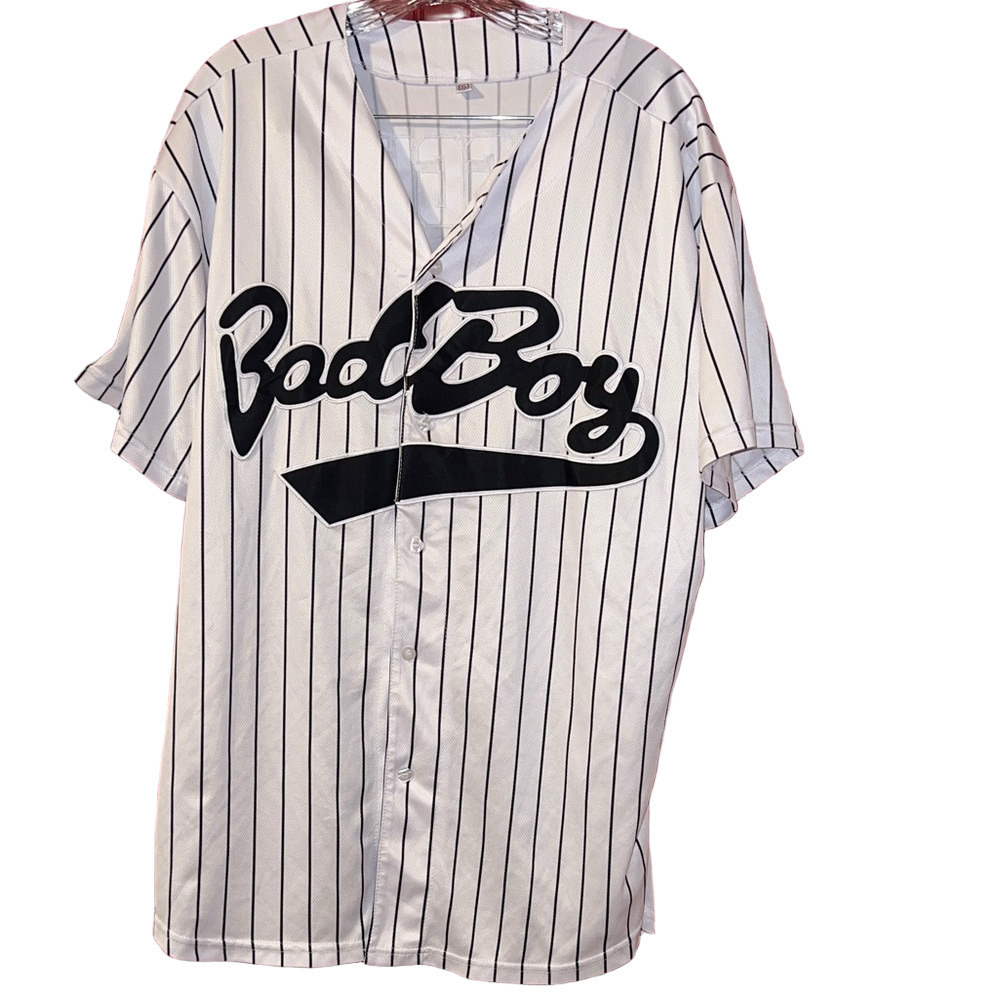90’s Bad Boy Records Jersey #10 Biggie Smalls B.I.G Hip Hop XL